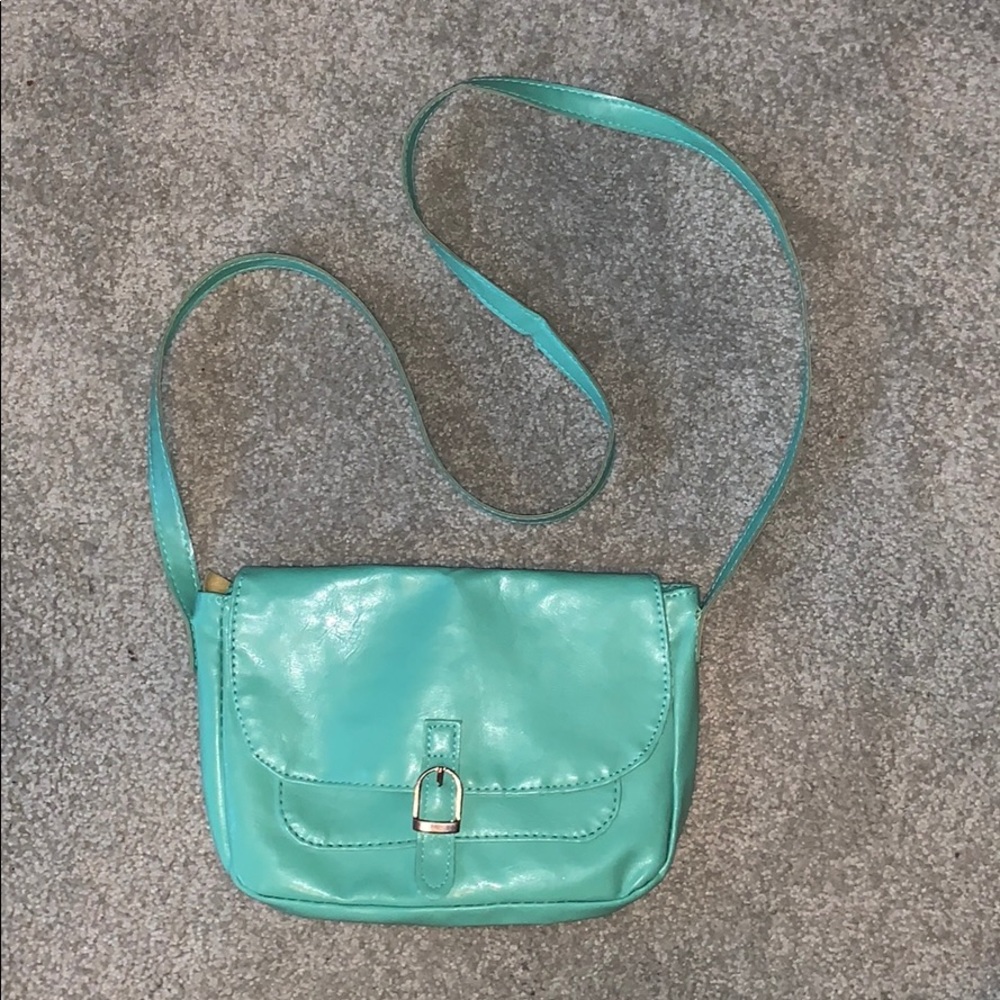 turquoise purse
